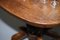 Mesa de bar de madera dura con decantador de cristal y ruedas, década de 1860, Imagen 5