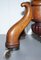 Hardwood Drinks Table with Crystal Decanter & Glasses Wheels, 1860s, Image 14