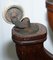 Hardwood Drinks Table with Crystal Decanter & Glasses Wheels, 1860s, Image 18