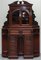 Victorian Hand-Carved Walnut Cabinet with Drawers, Image 2