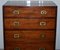 Tall Antique Military Campaign Chest of Drawers in Hardwood, 1860s 5