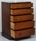 Tall Antique Military Campaign Chest of Drawers in Hardwood, 1860s 14