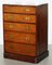 Tall Antique Military Campaign Chest of Drawers in Hardwood, 1860s 3