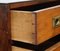 Tall Antique Military Campaign Chest of Drawers in Hardwood, 1860s 16