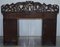 19th Century Anglo-Burmese Hand-Carved Sideboard with Drawers & Cupboards 14