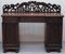 19th Century Anglo-Burmese Hand-Carved Sideboard with Drawers & Cupboards 2