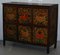 19th Century Tibetan Hand-Painted Altar Cabinet in Hand-Carved Cedar Wood, Image 3