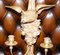 Regency or Empire Twin Candleholder Sconces in Giltwood with Carved Eagles, Set of 2, Image 4