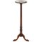 Tall Hand-Carved Hardwood Jardiniere Stand with Claw & Ball Feet & Scalloped Edge Top 1