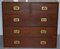 Hardwood Military Campaign Chest of Drawers from 93st High Lainton, 1880 7