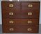 Hardwood Military Campaign Chest of Drawers from 93st High Lainton, 1880, Image 7