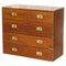 Hardwood Military Campaign Chest of Drawers from 93st High Lainton, 1880 1