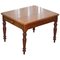 North Australian 4-Person Dining Table with 2 Large Drawers in Cedar Wood 1