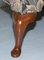 Fauteuil à Oreilles Blenheim en Noyer avec Tissu William Morris de Wood & Hogan, New York 14