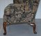 Blenheim Walnut Wingback Armchair with William Morris Fabric from Wood & Hogan, New York 16