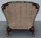 Blenheim Walnut Wingback Armchair with William Morris Fabric from Wood & Hogan, New York 19
