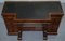 Brass Gallery & Burr Amboyna Wood Gillow Breakfront Library Desk, Image 3