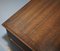 Vintage Large Solid Hardwood Twin Pedestal Partner Desk, Image 8