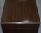 Vintage Large Solid Hardwood Twin Pedestal Partner Desk 5