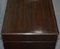 Vintage Large Solid Hardwood Twin Pedestal Partner Desk, Image 5