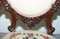 Butaca de salón victoriana con marco de león de nogal tallado con tapicería bordada, Imagen 5