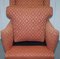 19th Century Wingback Armchair in Heavily Carved Wood After Thomas Chippendale, Image 12