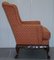 19th Century Wingback Armchair in Heavily Carved Wood After Thomas Chippendale 13