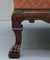 19th Century Wingback Armchair in Heavily Carved Wood After Thomas Chippendale, Image 15