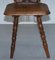 Italian Hand-Carved Oak Hall Chair with Ornate Wood and Floral Cresting Backrest 8