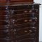 George III Thomas Chippendale Hardwood Bookcase on Serpentine Chest Drawers 10