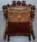 17th Century Italian Hand-Carved Walnut Armchair Attributed to Andrea Brustolon, Image 5