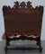 17th Century Italian Hand-Carved Walnut Armchair Attributed to Andrea Brustolon 13