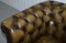 Poltrone Chesterfield vintage in pelle con cuscini in piume, Immagine 16