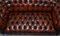 Sofá Chesterfield victoriano pequeño de cuero marrón, Imagen 10