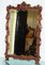 Hardwood Framed Wall Mirror with Bevelled Edge & Fruit and Foliage Carvings 2