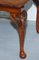 Burr Walnut Cut Coffee Table with Long Cabriolet Legs from Bevan Funnell 13