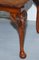Burr Walnut Cut Coffee Table with Long Cabriolet Legs from Bevan Funnell, Image 13