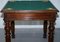 Victorian Game Table with Drop Middle, Secret Drawers and Buttons, 1840s 16