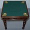 Mesa de juegos victoriana con botones y cajones secretos, década de 1840, Imagen 7