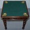 Victorian Game Table with Drop Middle, Secret Drawers and Buttons, 1840s 7