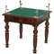 Victorian Game Table with Drop Middle, Secret Drawers and Buttons, 1840s 1