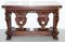 18th Century French Carved Walnut High Table with Extension, Image 2
