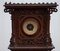 Tall 19th Century Continental Walnut Fret Carved Oriental Barometer 3