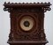 Tall 19th Century Continental Walnut Fret Carved Oriental Barometer, Image 3
