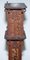 Tall 19th Century Continental Walnut Fret Carved Oriental Barometer 8