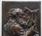 19th Century Bronze Wall Plaque of Scholar St Jerome Reading a Book, Image 4