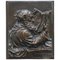 19th Century Bronze Wall Plaque of Scholar St Jerome Reading a Book, Image 1