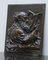 Bronze Wandtafel des Gelehrten St. Jerome, 19. Jh 2