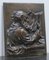 19th Century Bronze Wall Plaque of Scholar St Jerome Reading a Book 3