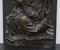 Bronze Wandtafel des Gelehrten St. Jerome, 19. Jh 7